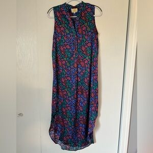SSYS Gwen Dress in Navy Animal Print